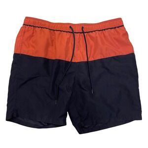 Bass Color Block Swim Trunks Quick Dry Lined Premium High Quality Men's Size XXL